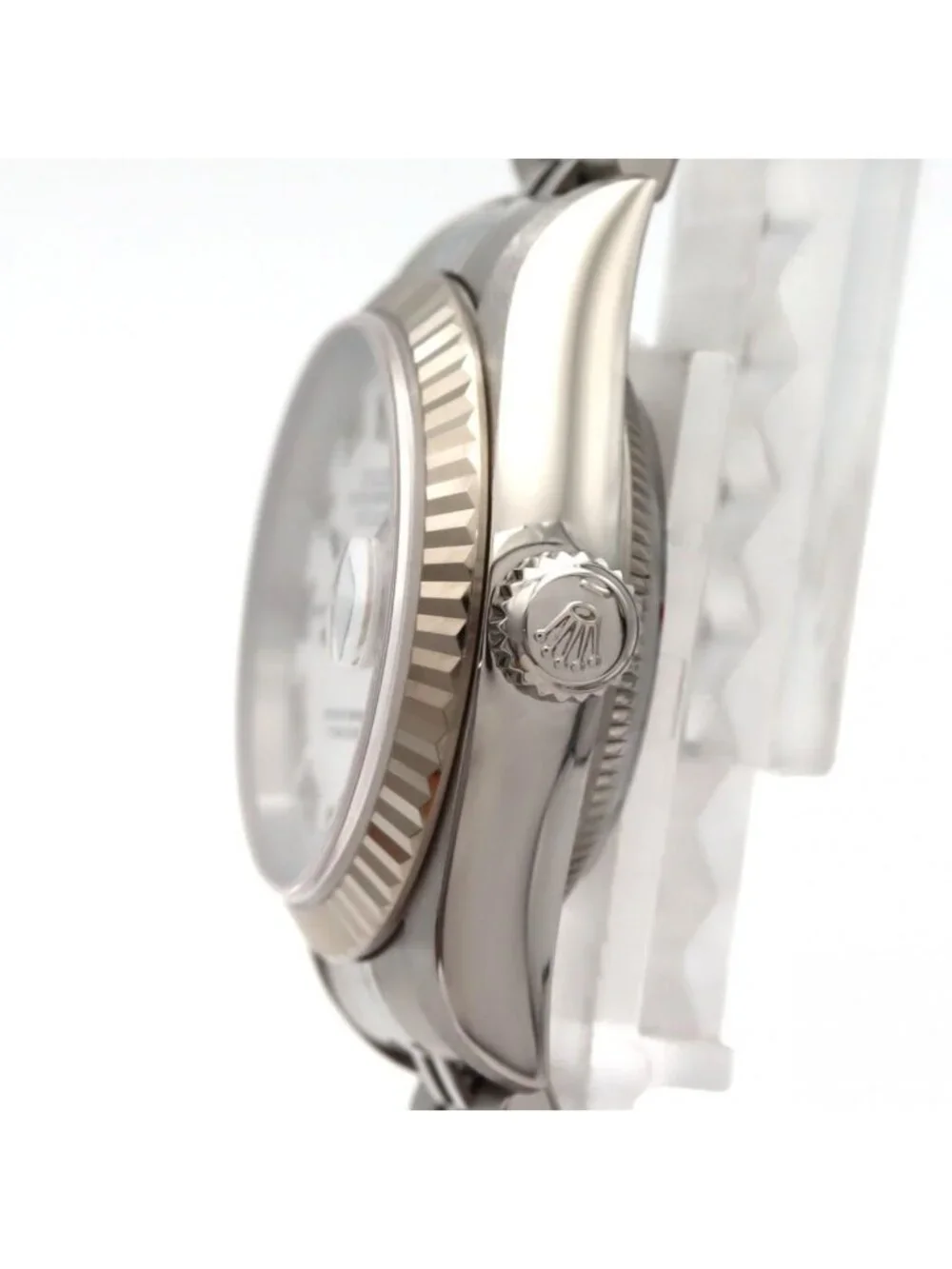 Rolex Datejust Stainless Steel White Gold Automatic